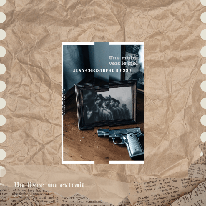 Un livre un extrait… Une main vers le ciel de Jean-Christophe Boccou 