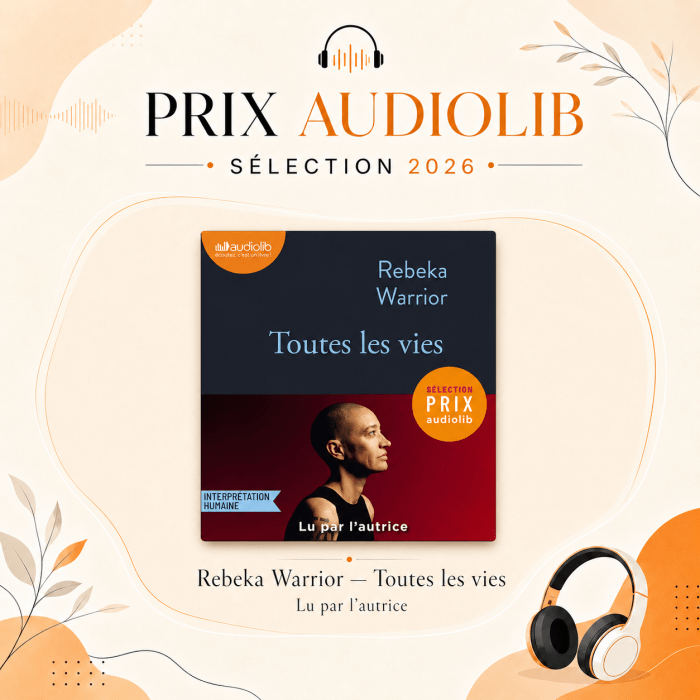 Prix Audiolib 2026 : Toutes les vies de Rebeka&nbsp;Warrior