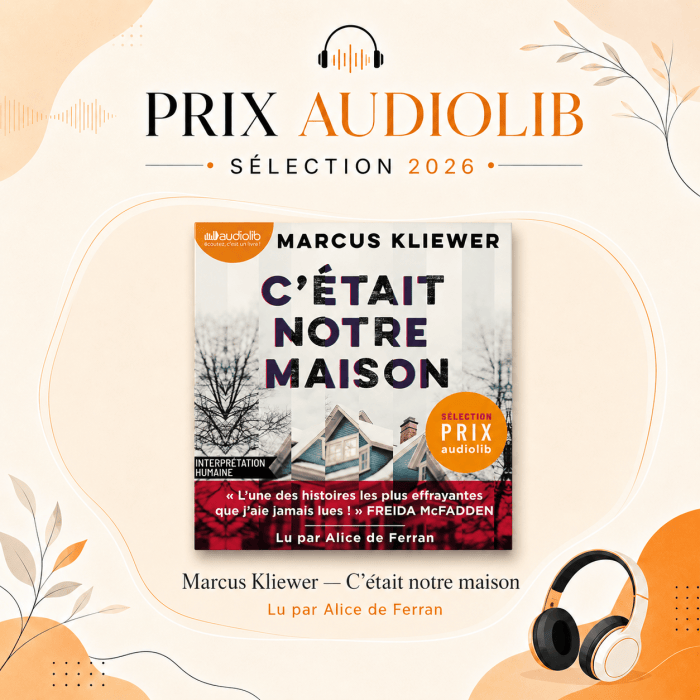 Sélection prix Audiolib 2026 : C’était notre maison de Marcus&nbsp;Kliewer